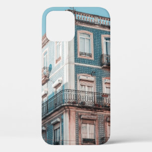 WEIßES UND BLAUES BETONGEBÄUDE Case-Mate iPhone HÜLLE