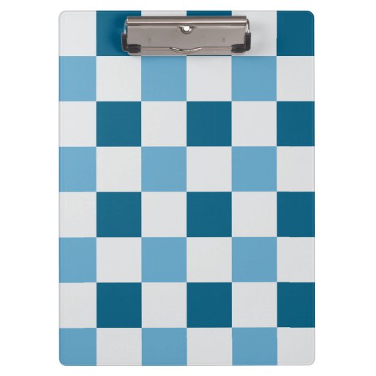 Weißes und blaues Karton Klemmbrett (Vorderseite)