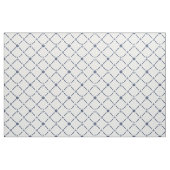 Weißes und blaues Seemonogramm Stoff (Yard (91,4 cm))