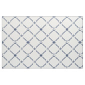Weißes und blaues Seemonogramm Stoff (Fat Quarter (45,7 x 55,9 cm))