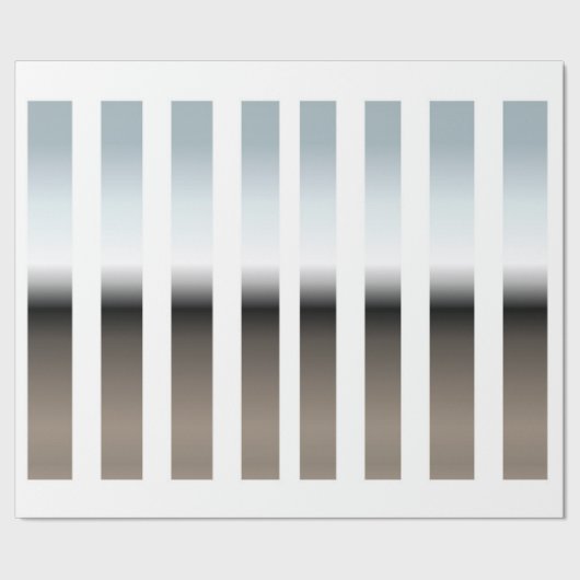 Weißes und Chrome-Umschlagpapier Geschenkpapier (Saum)