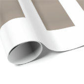 Weißes und Chrome-Umschlagpapier Geschenkpapier (Rolleneckpunkt)