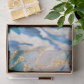 Weißes und goldenes Gewebe der Küste Seidenpapier (Geschenk)