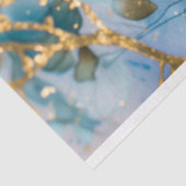 Weißes und goldenes Gewebe der Küste Seidenpapier (Ausschnitt)