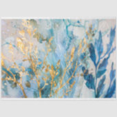 Weißes und goldenes Gewebe der Küste Seidenpapier (Vorderseite)