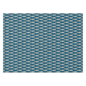 Weißes und goldenes Nutcrackers Tischdecke (Vorderseite (Horizontal))