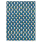 Weißes und goldenes Nutcrackers Tischdecke (Vorderseite)