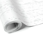 Weißes und graues Holzkörnchen Geschenkpapier (Rolleneckpunkt)