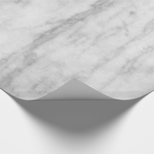 Weißes und graues Marmorbeschaffenheits-Muster Geschenkpapier (Ecke)