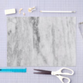 Weißes und graues Marmorbeschaffenheits-Muster Seidenpapier (Handwerk)