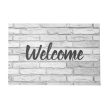 Weißes und graues rustikales