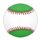 Weißes und grünes Baseball (Rückseite)