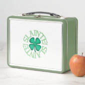 Weißes und grünes Lunchbox (Beispiel)