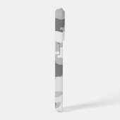 : Weißes und grünes Marmor-iPhone-Case ❄️ | Cool L iPhone Hülle (Rechte Seite)