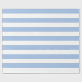 Weißes und hellblaues gestreiftes Packpapier (Flach)