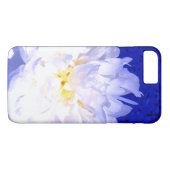 Weißes und lila Foto Case-Mate iPhone Hülle (Rückseite (Horizontal))