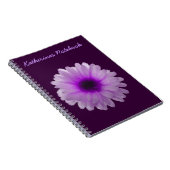 Weißes und Lila Notebook mit individueller Darstel Notizblock (Rechte Seite)