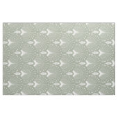 Weißes und mintgrünes Art-Deco-Muster Stoff (Fat Quarter (45,7 x 55,9 cm))