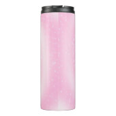 Weißes und rosa Einhorn Thermosbecher (Rückseite)