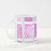 Weißes und rosa gemischtes Tier Mattglastasse (Links)
