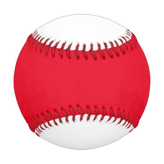 Weißes und rotes Baseball (Vorderseite)
