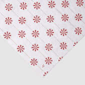Weißes und rotes Lollipops - Holiday Tissue Paper Seidenpapier (Ausschnitt)