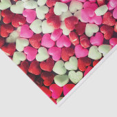 Weißes und rotes Weißes Süßkartoffelpapier Seidenpapier (Ausschnitt)