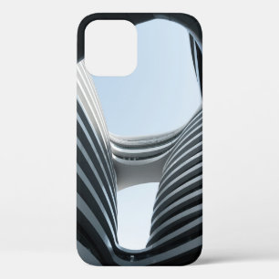 WEIßES UND SCHWARZES BETONGEBÄUDE UNTER BLAUEM HIM Case-Mate iPhone HÜLLE