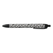 Weißes und schwarzes Leopard Kugelschreiber (Unterseite)