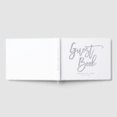 Weißes und silberes Gästebuch (Voll)