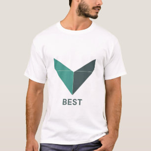 Weißes Unisex-Logo-T-Shirt – Einfach, Bold Custom T-Shirt