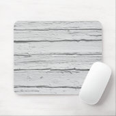 Weißes verwittertes Holz Mousepad (Mit Mouse)