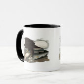 Weißes vorangegangenes Eagle | John James Audubon Tasse (Vorderseite Links)