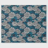 Weißes Waratah-Blume-Packpapier Geschenkpapier (Flach)