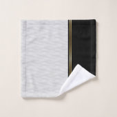 Weißes Wasser Badhandtuch Set (Waschlappen)