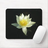 Weißes Wasser-Lilie/Lotus Mousepad (Mit Mouse)