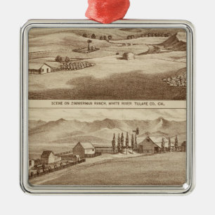 Weißes Wasser, Saucelito Ranchs Silbernes Ornament