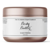 Weißes, wasserdichtes Butteretikett Wasserflaschenetikett