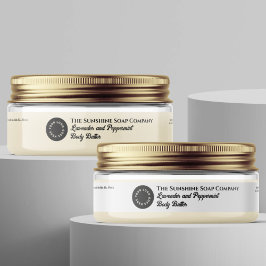 Weißes, wasserdichtes Etikett für Kosmetika 0,75 x