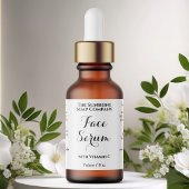 Weißes Wasserdichtes Kosmetiktropfen Flaschenetikm Etiketten