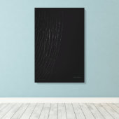 Weißes Web mit schwarzer Leinwand (Insitu (Holzboden))