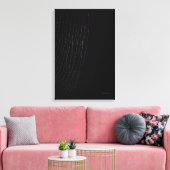 Weißes Web mit schwarzer Leinwand (Insitu (Wohnzimmer))