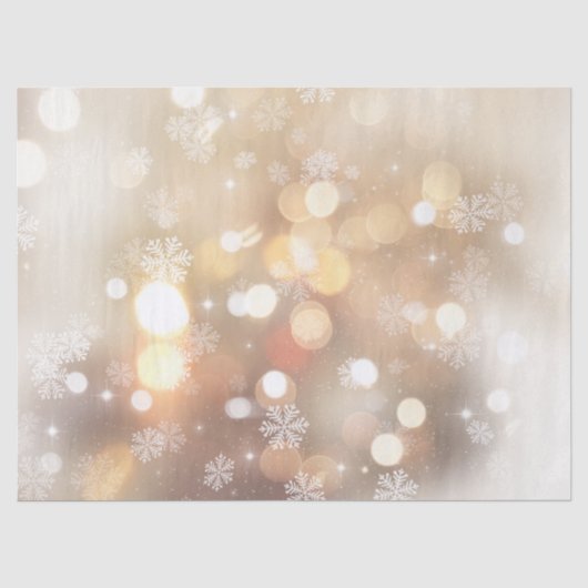 "Weißes Weihnachten" Seidenpapier (Vorderseite)