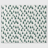 Weißes Weihnachtsbaumwrapping-Papier Geschenkpapier (Flach)