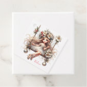 Weißes Weihnachtsgebäck Geschenkanhänger (Beispiel)