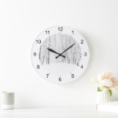 Weißes Weihnachtsgeschichte Große Wanduhr (Zuhause)