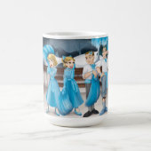 Weißes Weihnachtsgroße Kaffee-Tasse Kaffeetasse (Mittel)