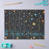 Weißes Weihnachtsnachtsgeschenk Dekoupage Kunsthan Seidenpapier (Basteln)