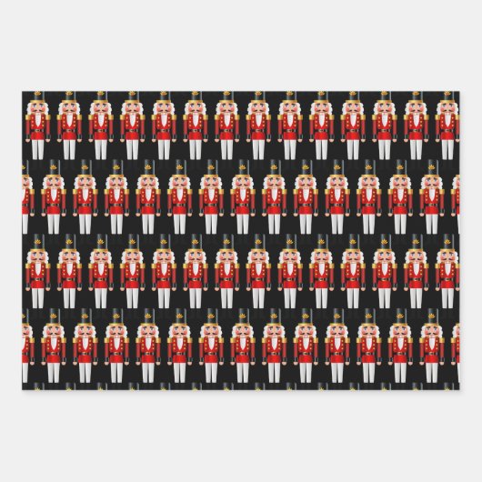 Weißes Weißes Weihnachtsnachtscreme - Umschlagpapi Geschenkpapier Set (Vorderseite)