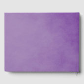 Weißes Weißes Weißes Einhorn - Regenbogenfarben au Gästebuch (Rückseite)